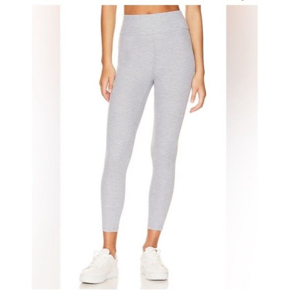 WeWoreWhat Waffle Leggings Heather Grey Size S NWOT